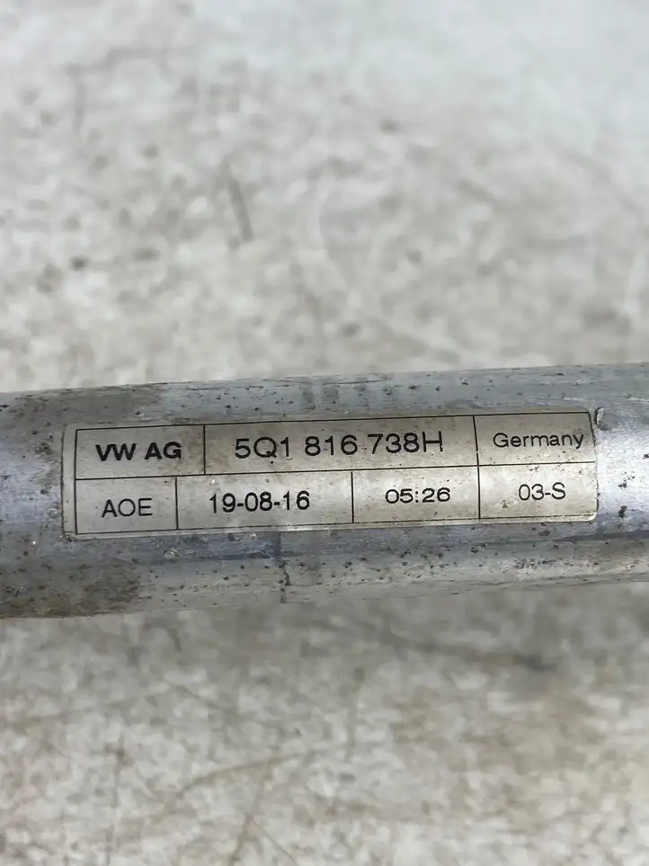 Volkswagen Golf VII (2013 - 2019)  5Q1816738H Трубка (трубки)/ шланг (шланги) кондиционера воздуха