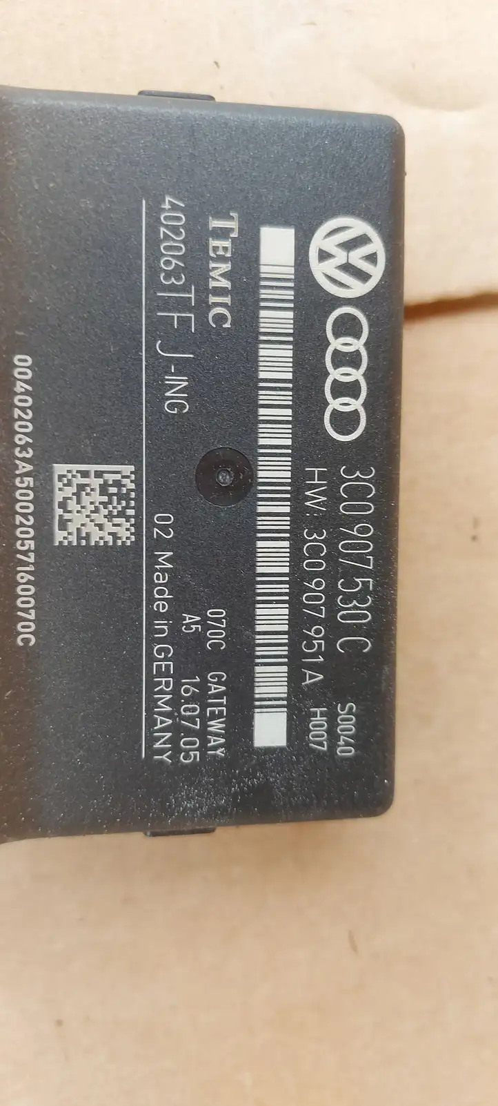 Volkswagen PASSAT B6 (2005 - 2010) 3C0907951A Прочие блоки управления — фото 1