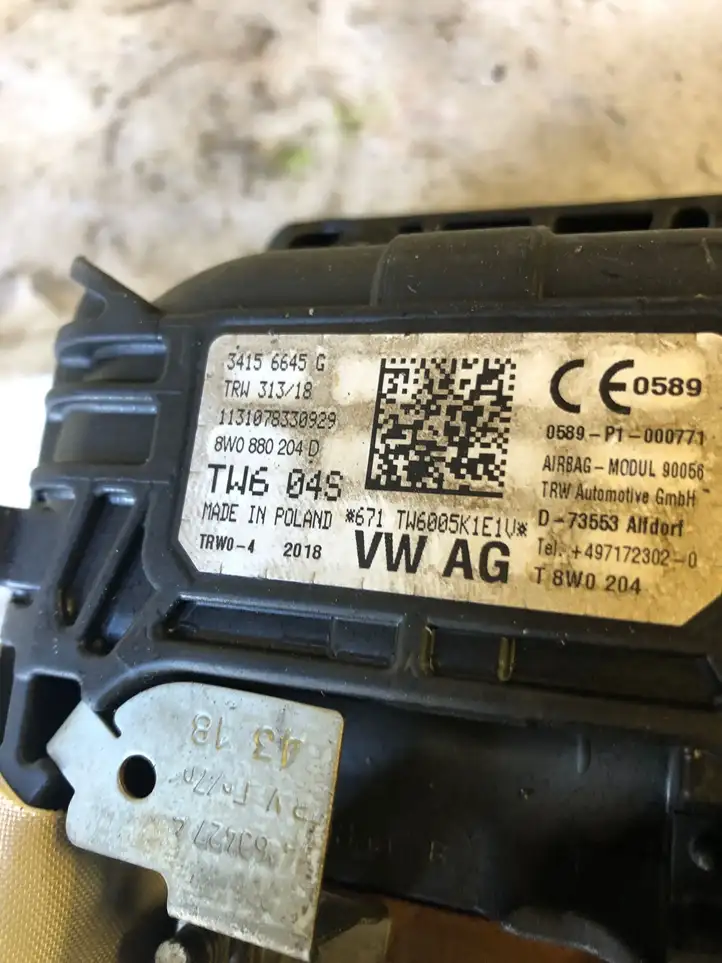 Audi A4 S4 B9 8W (2019 - ) 8w0880204d Подушка безопасности пассажира — фото 3