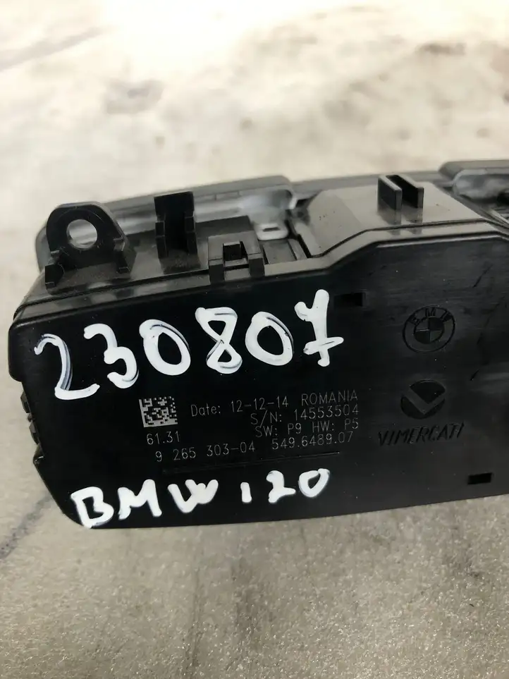 BMW 1 F20 F21 (2011 - 2019) 926530304 Включатель фонарей — фото 3