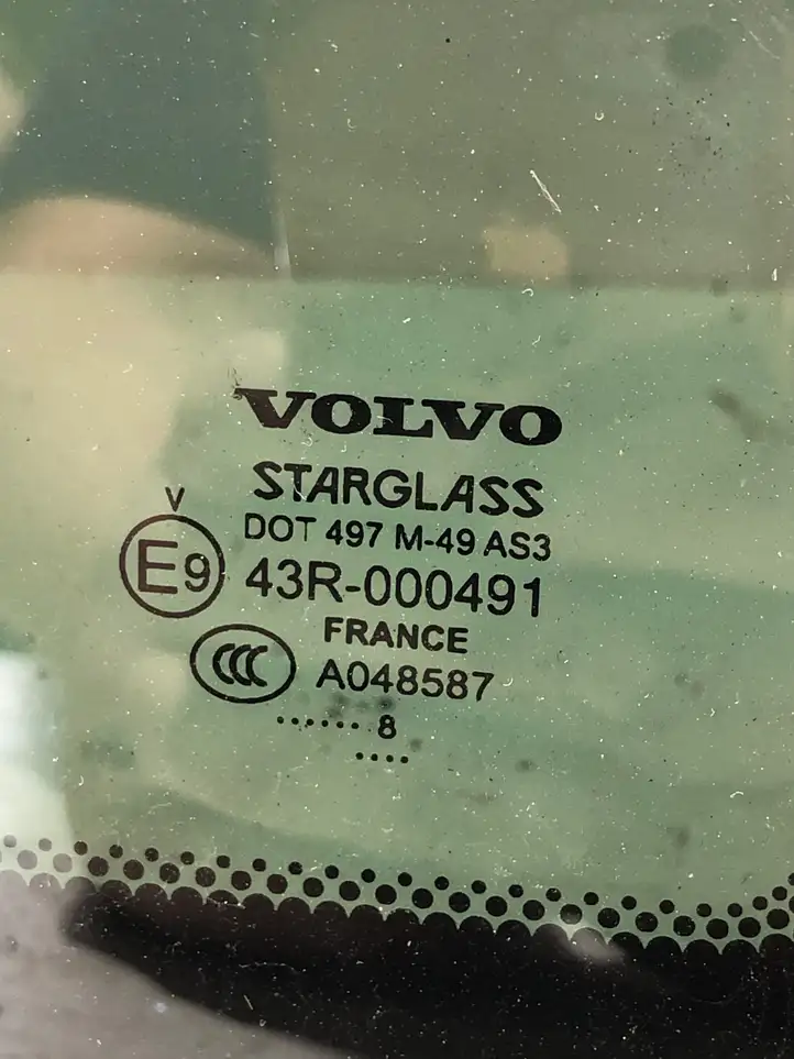 Volvo XC90 (2006 - 2014) A048587 Заднее боковое стекло — фото 3