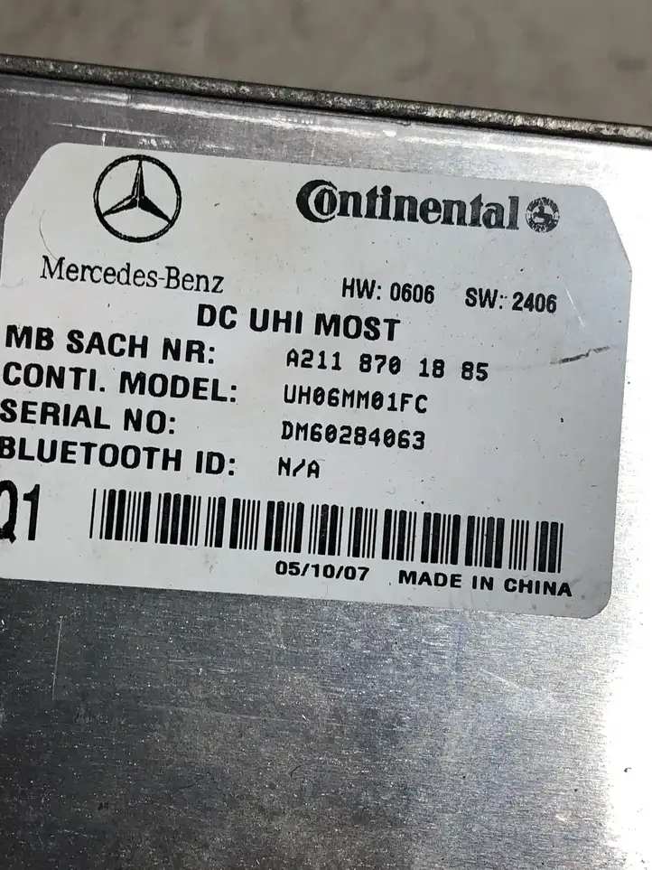 Mercedes-Benz GL X164 (2006 - 2012) A2118701885 Bluetooth модуль — фото 3