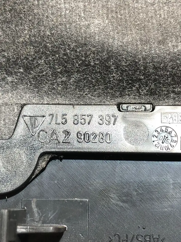 Porsche Cayenne (9PA) (2002 - 2010) 7L5857397 Обшивка рулевой колонки — фото 3