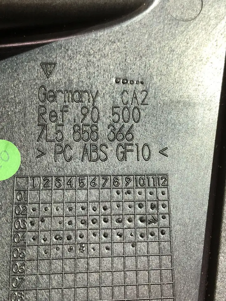 Porsche Cayenne (9PA) (2002 - 2010)  7L5858366 Отделка внутренней панели