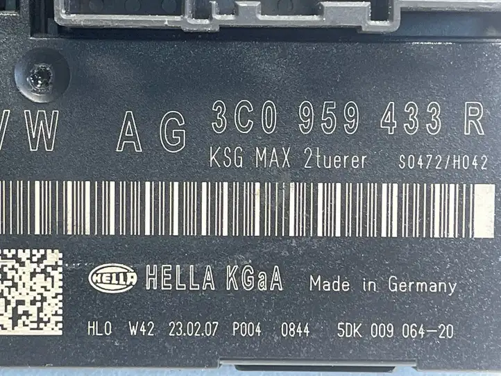 Volkswagen PASSAT B6 (2005 - 2010) 3C0959433R Модуль комфорта — фото 3
