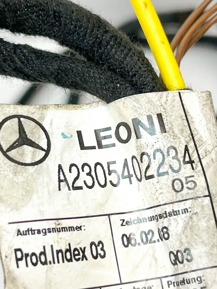 Mercedes-Benz SL R230 (2001 - 2012) A2305402234 Жгут проводов крышки багажника — фото 7