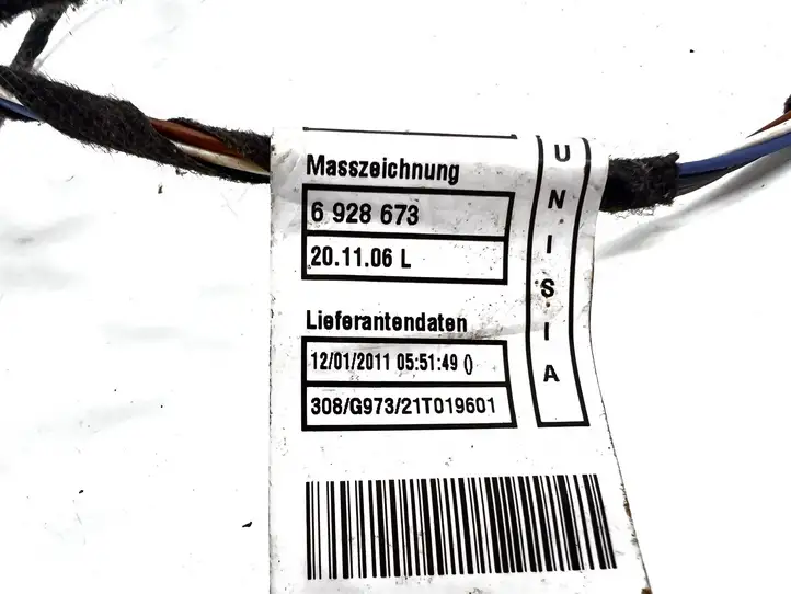 BMW 1 E81 E87 (2004 - 2011) 6928673 Проводка задней двери — фото 6