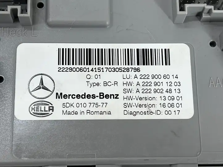 Mercedes-Benz C W205 (2014 - 2021) A2229006014 Модуль комфорта — фото 7