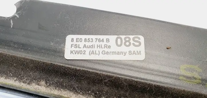 Audi A4 S4 B7 8E 8H (2004 - 2009) 8E0853764B Накладка стекла задней двери — фото 4