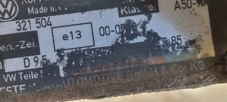 Volkswagen PASSAT B5.5 (2001 - 2005) 8B0803881E Комплект буксировочного крюка — фото 8