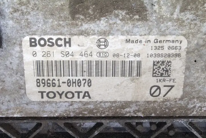 Toyota (2005 - 2014) 896610H070 Блок управления двигателем (ЭБУ) — фото 2