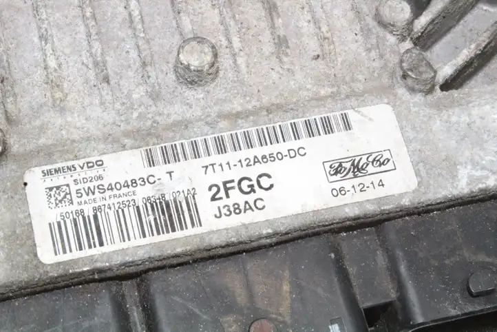 Ford Transit (2006 - 2013) 7T1112A650DC Блок управления двигателем (ЭБУ) — фото 4