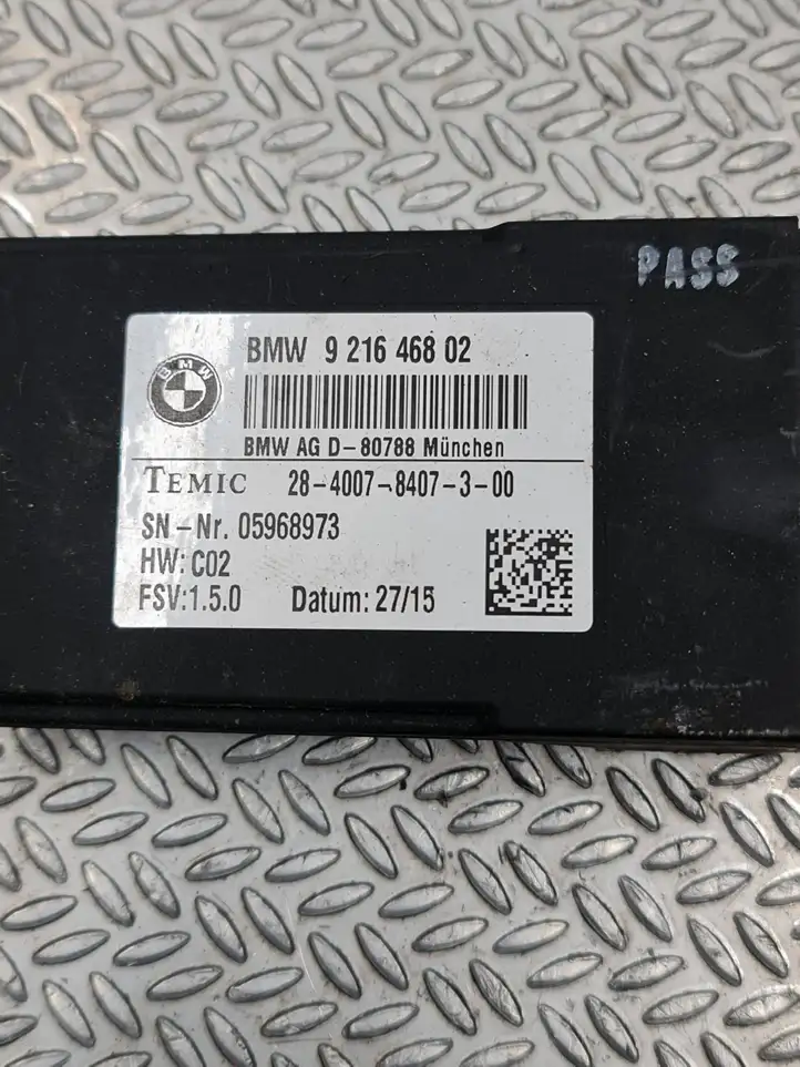 BMW 7 G11 G12 (2015 - 2022) 921646802 Блок управления сиденьем — фото 5