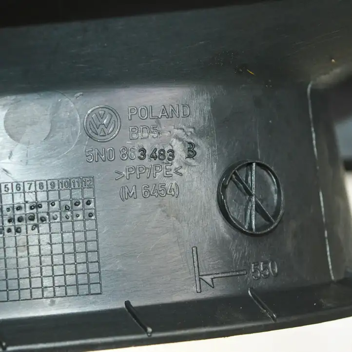 Volkswagen Tiguan (2007 - 2011) 5N0863483B Верхняя обшивка стойки B — фото 5