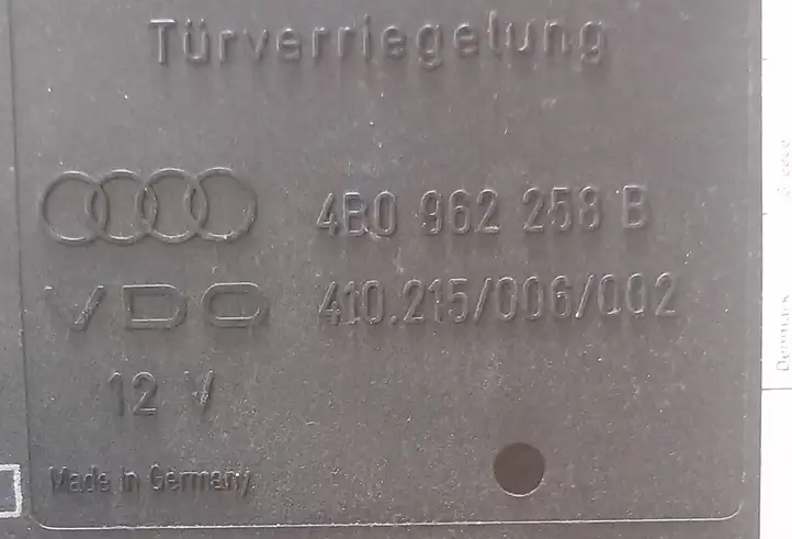Audi A6 S6 C5 4B (2001 - 2004) 4B0962258B Модуль комфорта — фото 3