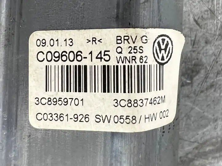 Volkswagen PASSAT CC (2008 - 2012) C09606145 Электростеклоподъемник передний (комплект) — фото 2