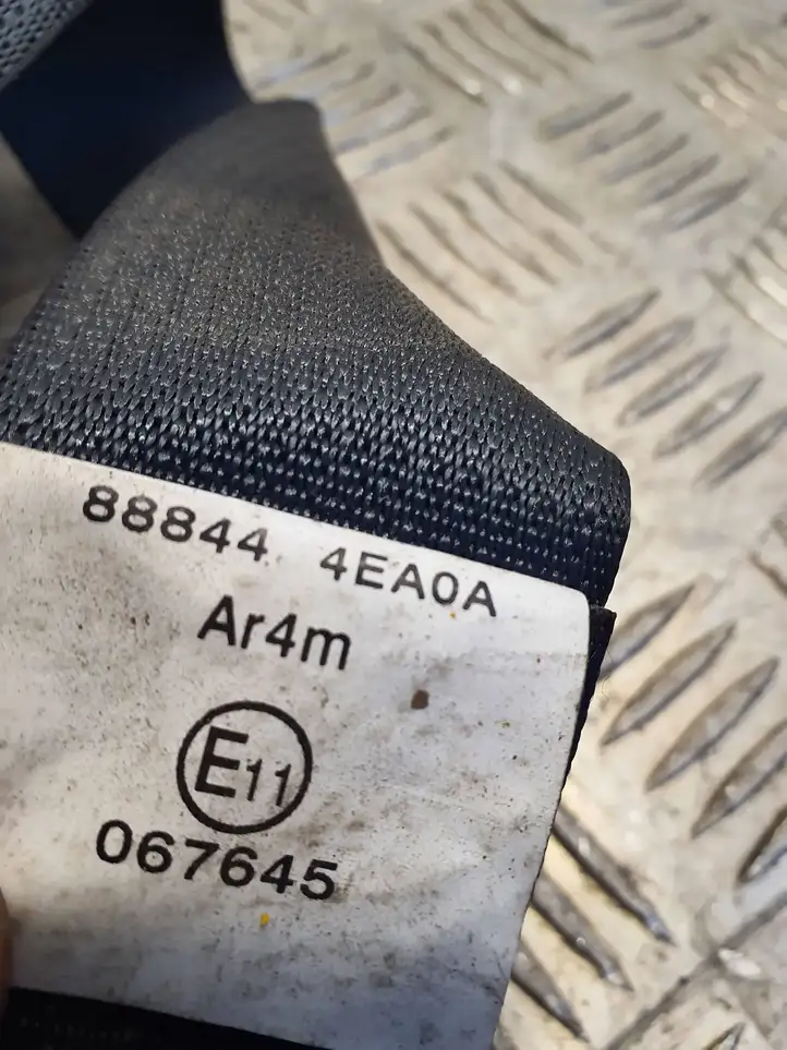 Nissan Qashqai (2013 - 2017) 888444EA0A Задний ремень безопасности — фото 6
