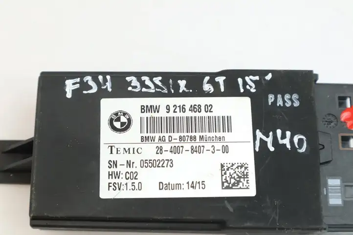 BMW (2013 - 2017) 9216468 Реле обогрева — фото 2