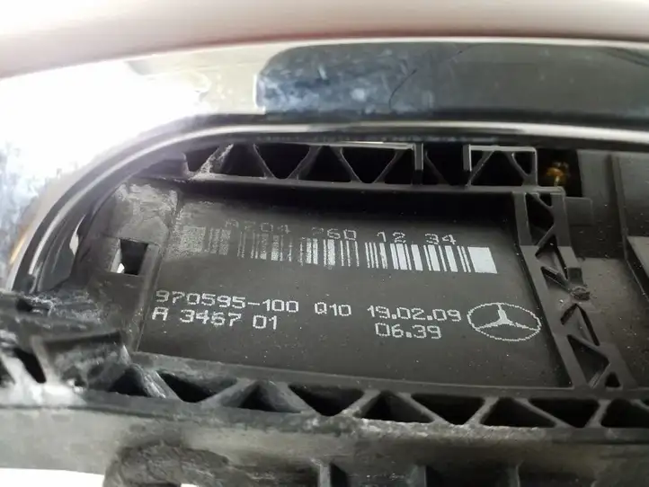 Mercedes-Benz C W204 (2007 - 2014) Наружная ручка задней двери — фото 4
