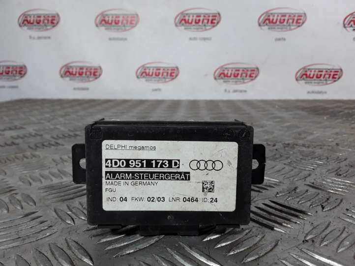 4D0951173D Audi A6 S6 C5 4B Signalizacijos valdymo blokas