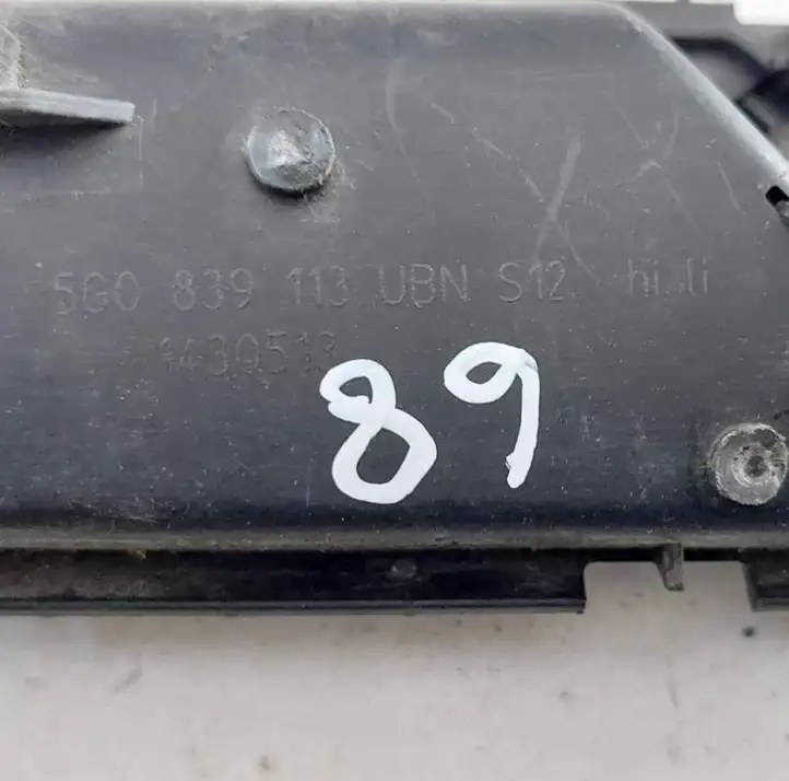 Seat Altea (2004 - 2009) 5G0839113 Внутренняя ручка задней двери — фото 3