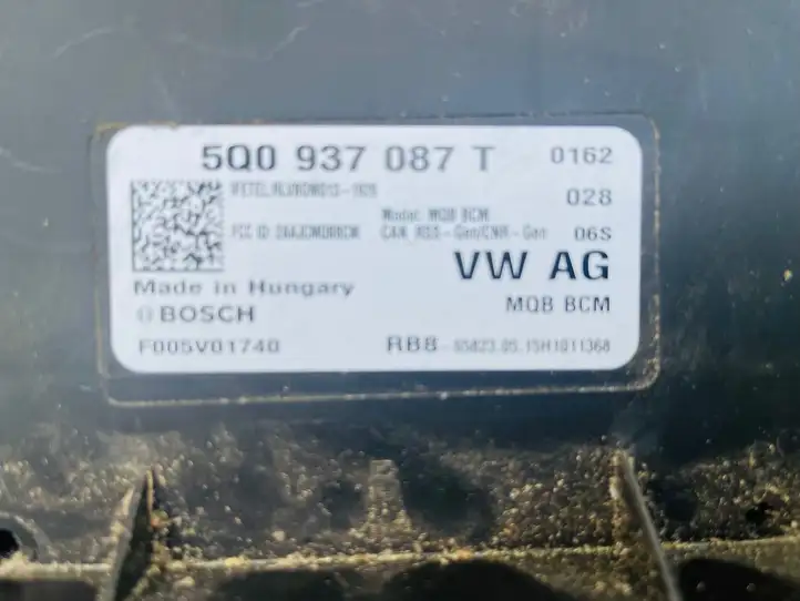 Volkswagen Golf VII (2013 - 2019) 5Q0937087T Модуль комфорта — фото 5
