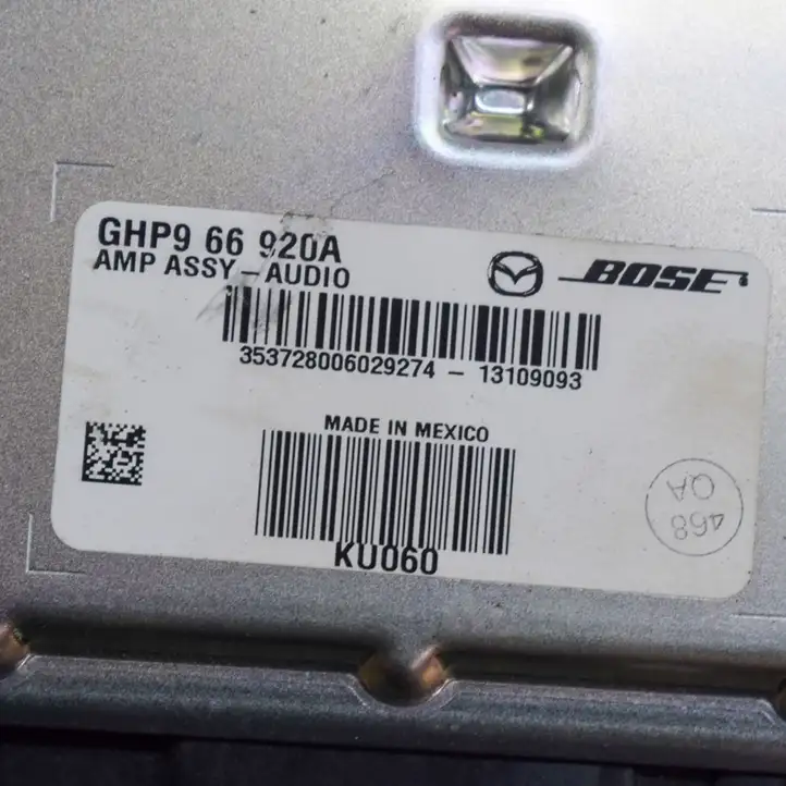 Mazda 6 (2012 - 2015) GHP966920A Усилитель звука — фото 6