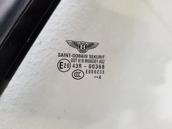 Bentley Continental (2003 - 2017) Заднее боковое стекло — фото 2