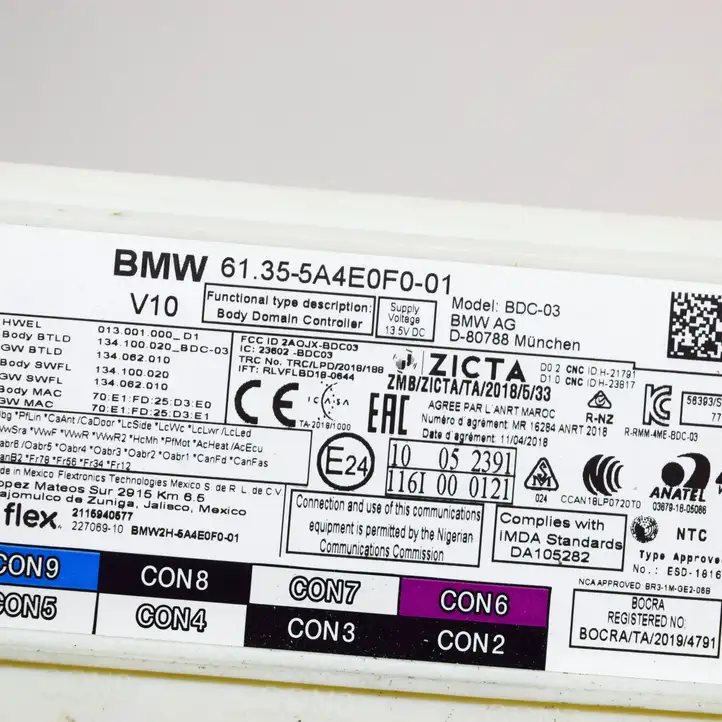 BMW iX3 G08 (2020 - ) 5A4E0F0 Модуль управления кузовом (BCM) — фото 5
