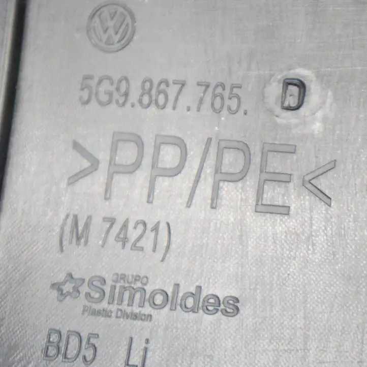 Volkswagen Golf VII (2013 - 2019) 5G9867765D Обшивка стойки D нижняя — фото 6