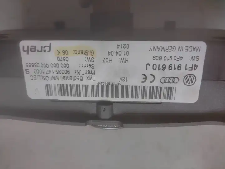 Audi A6 S6 C6 4F (2004 - 2008) 4F1919610J Контроллер мультимедийной системы — фото 4