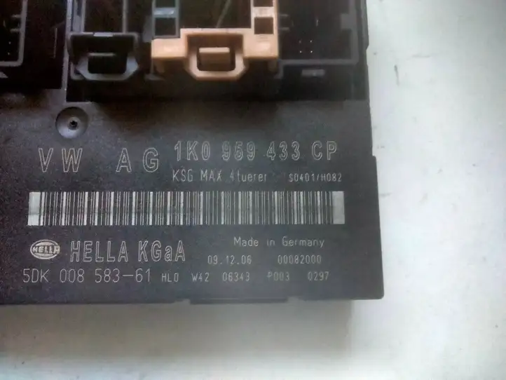 Skoda Octavia Mk2 (1Z) (2004 - 2013) 1K0959433CP Модуль комфорта — фото 3