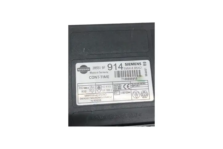 Nissan Primera (2001 - 2008) 285519F914 Модуль комфорта — фото 8
