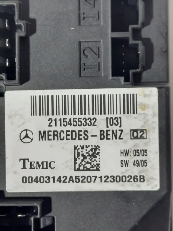 Mercedes-Benz E W211 (2002 - 2009) 2115455332 Модуль комфорта — фото 3