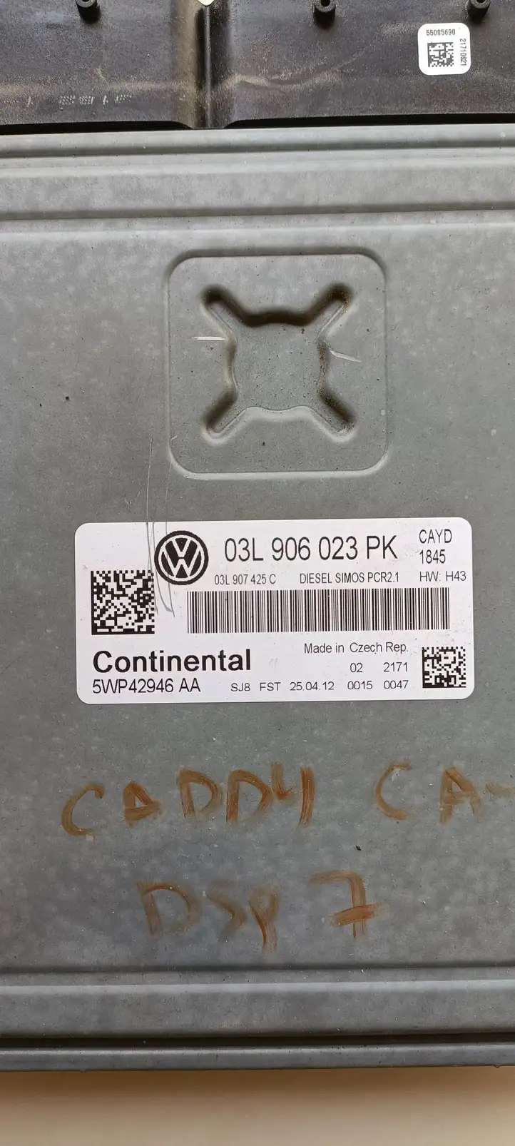 Volkswagen Caddy (2010 - 2015) 03L906023PK Блок управления двигателем (ЭБУ) — фото 4