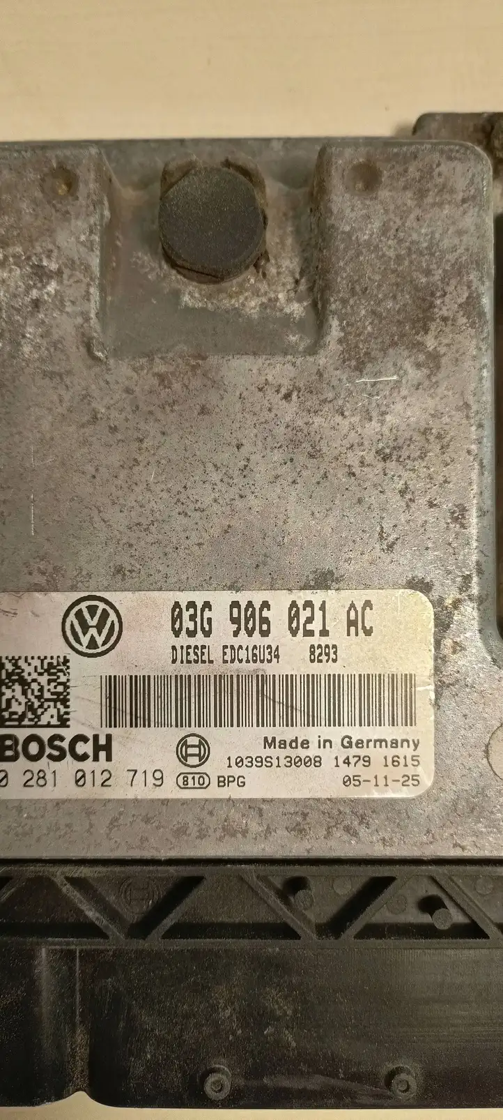 Volkswagen PASSAT B6 (2005 - 2010) 03G906021AC Блок управления двигателем (ЭБУ) — фото 3