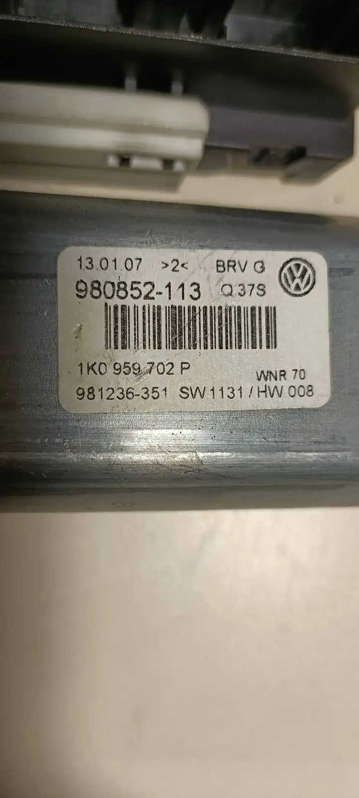 Volkswagen PASSAT B6 (2005 - 2010) 1K0959792L Электростеклоподъемник передний (комплект) — фото 3