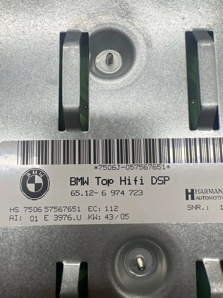 BMW 5 E60 E61 (2004 - 2010) 6974723 Блок Hi-Fi аудиосистемы — фото 4