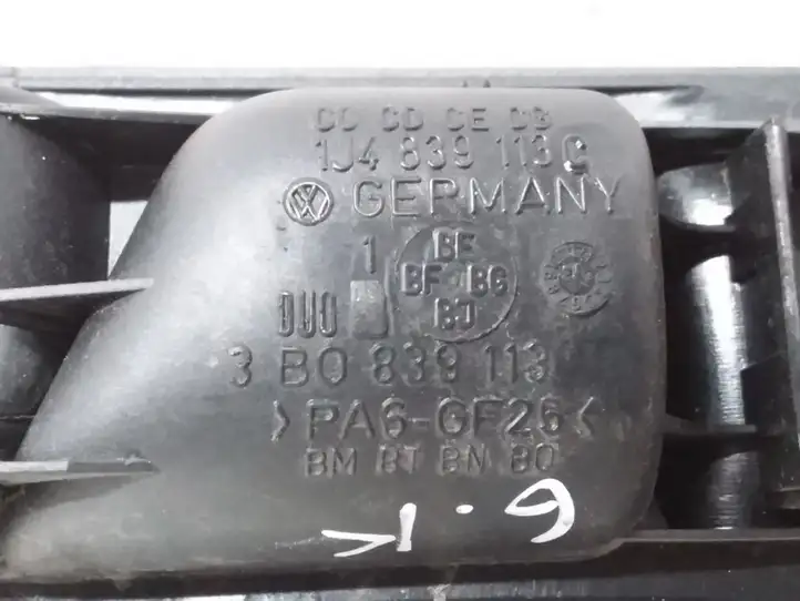 Volkswagen Golf IV (1998 - 2005) 1J4839113C Внутренняя ручка задней двери — фото 3