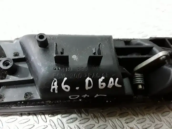 Audi A6 S6 C5 4B (1997 - 2001) 4B0839019 Внутренняя ручка задней двери — фото 2