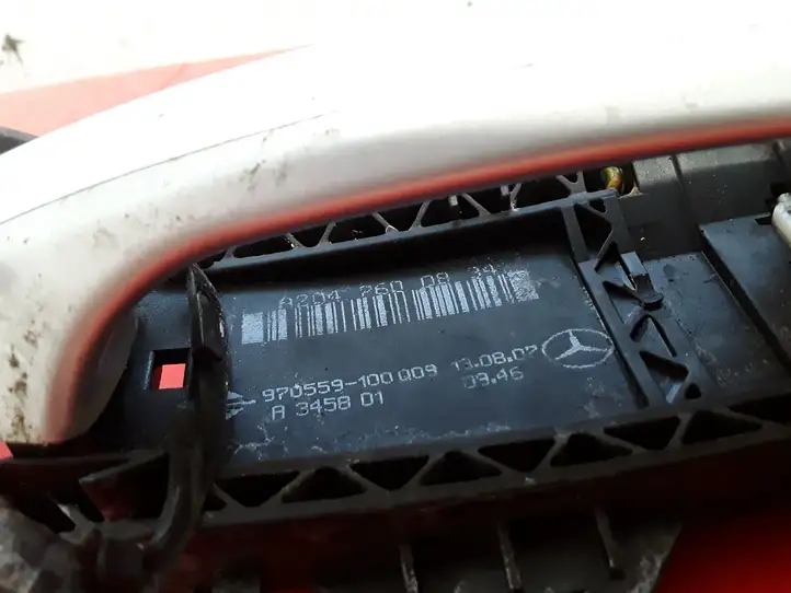 Mercedes-Benz C W204 (2007 - 2014) A2047600834 Наружная ручка задней двери — фото 4