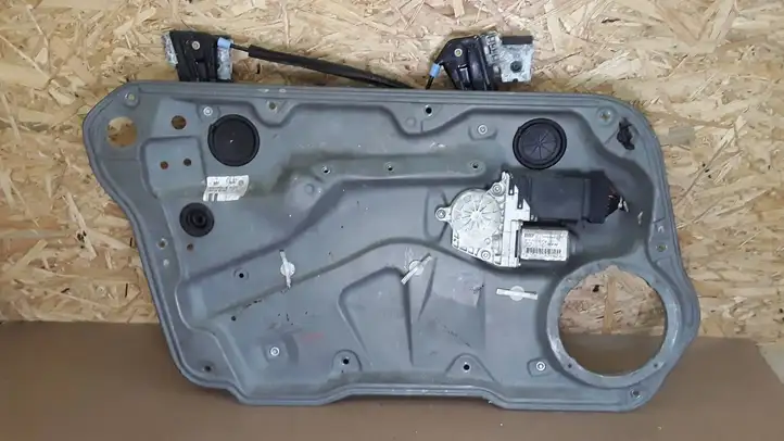 Volkswagen Bora (1998 - 2005)  1J4837755E Передний комплект электрического механизма для подъема окна