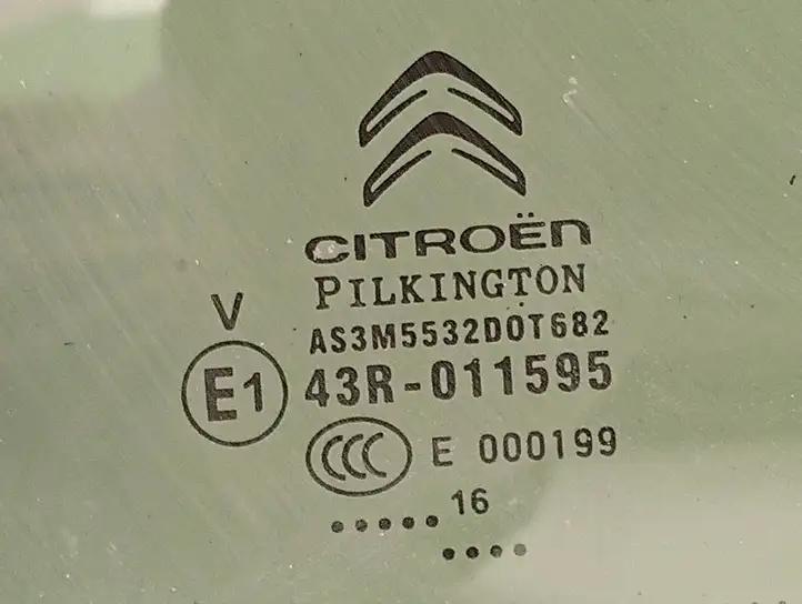 Citroen C4 Cactus (2014 - 2017) 43R011595 Стекло задней двери — фото 3