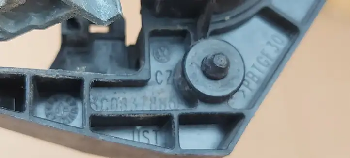 Volkswagen PASSAT B6 (2005 - 2010) 3C0837886 Наружная ручка двери — фото 3