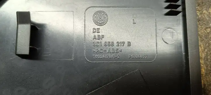 Volkswagen PASSAT CC (2008 - 2012) 3C1858217B Боковая отделка панели приборов — фото 4