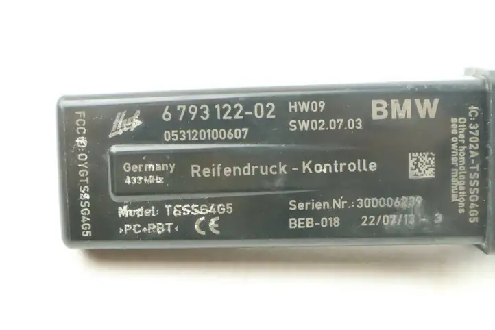 BMW 3 E92 E93 (2005 - 2014) 6793122 Блок управления TPMS — фото 2
