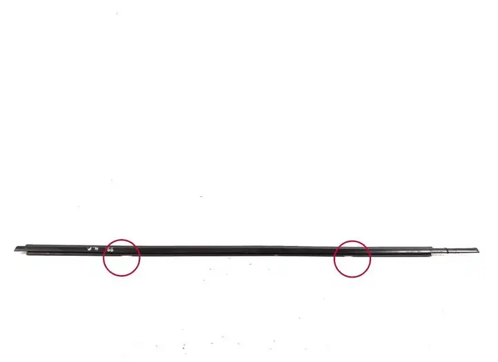 Toyota RAV 4 (XA20) (2000 - 2005) 75712-42040 Накладка стекла передней двери — фото 1