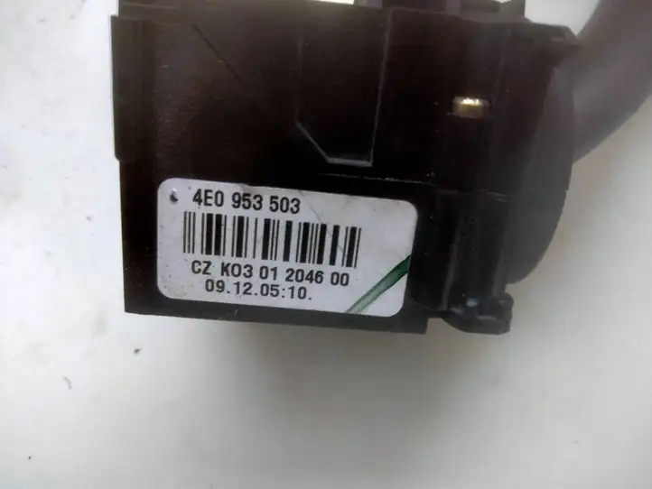 Audi A4 S4 B6 8E 8H (2000 - 2006) 4E0953503 Переключатель стеклоочистителей — фото 1