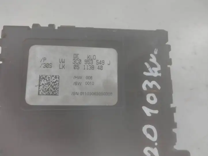 Volkswagen PASSAT B6 (2005 - 2010) 3C0953549J Датчик угла поворота руля — фото 3