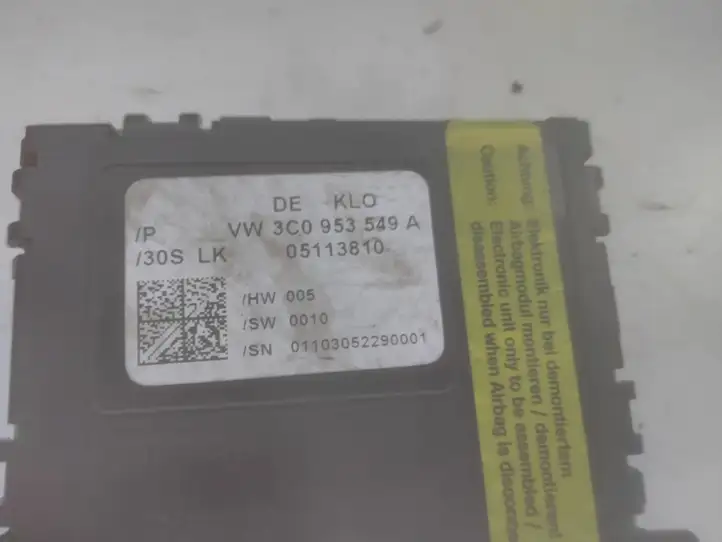 Volkswagen PASSAT B6 (2005 - 2010) 3C0953549A Датчик угла поворота руля — фото 3